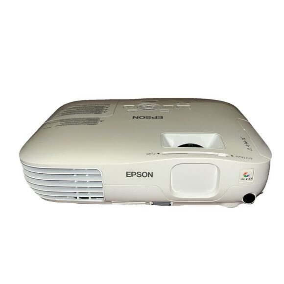 Epson EX3200 LCD Projector Tested & Works No Remote Comes W/Power Cord - Picture 4 of 9